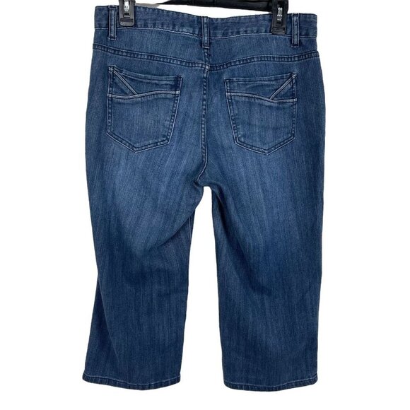Christopher & Banks Women's Capri Stretch Denim Jeans Size 6 - Picture 2 of 8